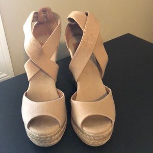 Tory Burch Espadrilles Natural/Tan Wedges